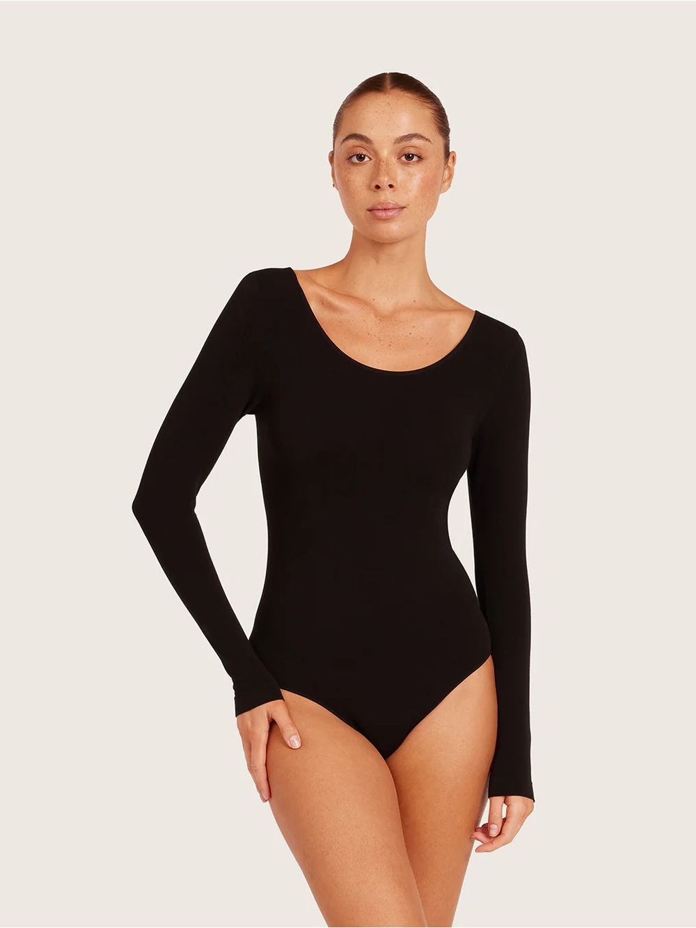 BOODY long sleeve bodysuit Black Size M